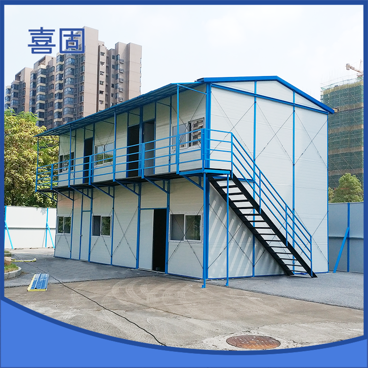 活动板房实现了临时建筑房屋的通用标准化