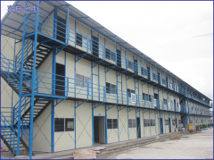 <b>活动板房应注意防风，重量轻结构简单</b>